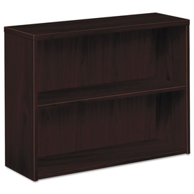 Hon HON105532NN 10500 Series Laminate Bookcase, Two-Shelf, 36w x 13.13d x 29.63h, Mahogany