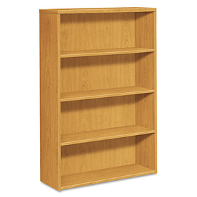 Hon HON105534CC 10500 Series Laminate Bookcase, Four-Shelf, 36w x 13.13d x 57.13h, Harvest