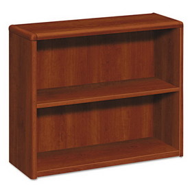 HON HON10752CO 10700 Series Wood Bookcase, Two-Shelf, 36w x 13.13d x 29.63h, Cognac