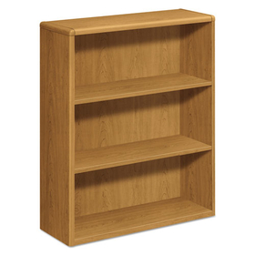 Hon HON10753CC 10700 Series Wood Bookcase, Three-Shelf, 36w x 13.13d x 43.38h, Harvest