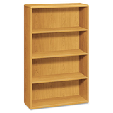 Hon HON10754CC 10700 Series Wood Bookcase, Four-Shelf, 36w x 13.13d x 57.13h, Harvest