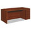 HON HON10787RCO 10700 Series Single Pedestal Desk with Full-Height Pedestal on Right, 72" x 36" x 29.5", Cognac, Price/EA