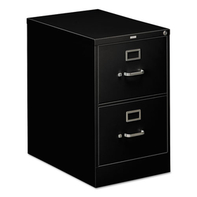 Hon HON312CPP 310 Series Vertical File, 2 Legal-Size File Drawers, Black, 18.25" x 26.5" x 29"