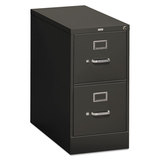 HON HON312PS 310 Series Two-Drawer, Full-Suspension File, Letter, 26-1/2d, Charcoal