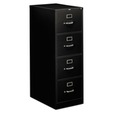 Hon HON314CPP 310 Series Vertical File, 4 Legal-Size File Drawers, Black, 18.25
