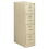Hon HON314PL 310 Series Vertical File, 4 Letter-Size File Drawers, Putty, 15" x 26.5" x 52", Price/EA