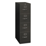 Hon HON314PS 310 Series Four-Drawer, Full-Suspension File, Letter, 26-1/2d, Charcoal