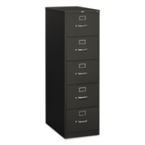HON HON315CPS 310 Series Five-Drawer, Full-Suspension File, Legal, 26-1/2d, Charcoal