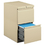 Hon HON33823RL Brigade Mobile Pedestal, Left or Right, 2 Letter-Size File Drawers, Putty, 15" x 22.88" x 28", Price/EA
