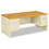 Hon HON38180CL 38000 Series Double Pedestal Desk, 72" x 36" x 29.5", Harvest/Putty, Price/EA
