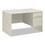 HON H38251.B9.Q 38000 Series Single Pedestal Desk, Right, 48w x 30d x 30h, Silver Mesh/Light Gray, Price/EA