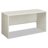 HON H38922.B9.Q 38000 Series Desk Shell, 60w x 24d x 30h, Silver Mesh/Light Gray