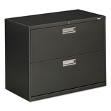 Hon HON682LS 600 Series Two-Drawer Lateral File, 36w X 19-1/4d, Charcoal