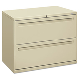 Hon HON782LL 700 Series Two-Drawer Lateral File, 36w X 19-1/4d, Putty