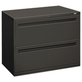 Hon HON782LS 700 Series Two-Drawer Lateral File, 36w X 19-1/4d, Charcoal