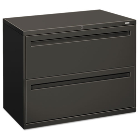 Hon HON782LS Brigade 700 Series Lateral File, 2 Legal/Letter-Size File Drawers, Charcoal, 36" x 18" x 28"