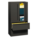Hon HON785LSS 700 Series Lateral File W/storage Cabinet, 36w X 19-1/4d, Charcoal