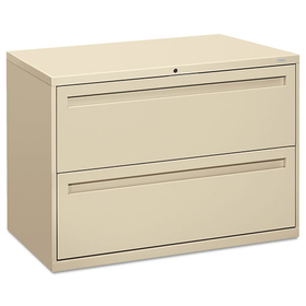 Hon HON792LL 700 Series Two-Drawer Lateral File, 42w X 19-1/4d, Putty