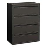 Hon HON794LS 700 Series Four-Drawer Lateral File, 42w X 19-1/4d, Charcoal