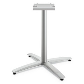 HON HBTTX30L.PR8 Between Seated-Height X-Base for 42" Table Tops, Silver
