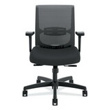 HON HONCMY1AACCF10 Convergence Mid-Back Task Chair with Syncho-Tilt Control/Seat Slide, Supports up to 275 lbs, Black Seat/Back, Black Base