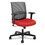HON HONCMZ1ACU67 Convergence Mid-Back Task Chair, Swivel-Tilt, Supports Up to 275 lb, 16.5" to 21" Seat Height, Red Seat, Black Back/Base, Price/EA