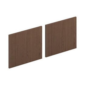 HON HONLDR72LMLE1 Mod Laminate Doors for 72"W Mod Desk Hutch, 17.86 x 14.82, Sepia Walnut  2/Carton