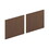 HON HONLDR72LMLE1 Mod Laminate Doors for 72"W Mod Desk Hutch, 17.86 x 14.82, Sepia Walnut  2/Carton, Price/CT