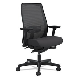 HON HONLWIM2ACU10 Endorse Mesh Mid-Back Work Chair, Supports Up to 300 lb, 17.5" to 21.75" Seat Height, Black