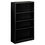 Hon HONS60ABCP Metal Bookcase, Four-Shelf, 34-1/2w X 12-5/8d X 59h, Black, Price/EA