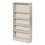 HON HONS72ABCQ Metal Bookcase, Five-Shelf, 34-1/2w X 12-5/8d X 71h, Light Gray, Price/EA