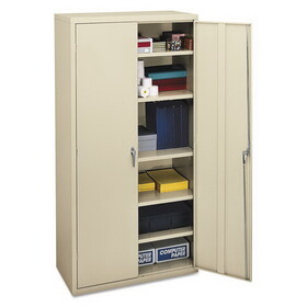 Hon HONSC1872L Assembled Storage Cabinet, 36w x 18.13d x 71.75h, Putty