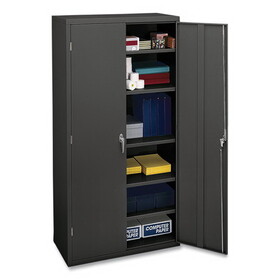 HON HONSC1872S Assembled Storage Cabinet, 36w X 18-1/4d X 71-3/4h, Charcoal