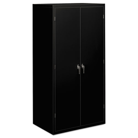 Hon HONSC2472P Assembled Storage Cabinet, 36w x 24.25d x 71.75h, Black