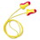 Howard Leight By Honeywell HOWLL30 LL-30 Laser Lite Single-Use Earplugs, Corded, 32NRR, Magenta/Yellow, 100 Pairs, Price/BX