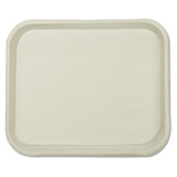 Chinet HUH20802 Savaday Molded Fiber Food Trays, 1-Compartment, 9 x 12 x 1, White, 250/Carton