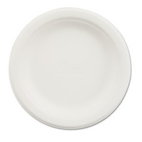 Chinet 21225 Paper Dinnerware, Plate, 6" dia, White, 125/Pack