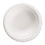 Chinet HUH21225PK Paper Dinnerware, Plate, 6" dia, White, 125/Pack, Price/PK