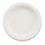 Chinet HUH21225PK Paper Dinnerware, Plate, 6" dia, White, 125/Pack, Price/PK