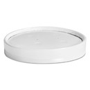 Chinet HUH71870 Vented Paper Lids, Fits 8 oz to 16 oz Cups, White, 25/Sleeve, 40 Sleeves/Carton