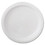 Chinet HUH81209 Heavyweight Plastic Plates, 9" dia, White, 125/Pack, 4 Packs/Carton, Price/CT
