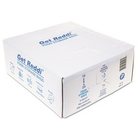 Inteplast Group IBSPB100824XH Food Bags, 5.5 gal, 10" x 8" x 24", Clear, 500/Carton