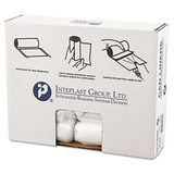 Inteplast Group IBSS242408N High-Density Commercial Can Liners, 10 gal, 8 mic, 24