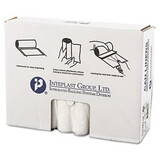 Inteplast Group IBSS334011N High-Density Can Liner, 33 X 40, 33gal, 11mic, Clear, 25/roll, 20 Rolls/carton