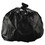Inteplast Group IBSS334022K High-Density Commercial Can Liners, 33 gal, 22 mic, 33" x 40", Black, Interleaved Roll, 25 Bags/Roll, 10 Rolls/Carton, Price/CT