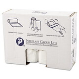 Inteplast Group IBSS386017N High-Density Can Liner, 38 X 60, 60gal, 17mic, Clear, 25/roll, 8 Rolls/carton