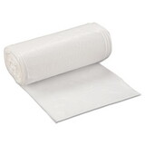 Inteplast Group IBSSL2432XHW Low-Density Can Liner, 24 X 32, 16gal, .5mil, White, 50/roll, 10 Rolls/carton