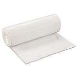 Inteplast Group IBSSL3858XHW2 Low-Density Can Liner, 38 X 58, 60gal, .7mil, White, 25/roll, 4 Rolls/carton
