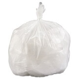 Inteplast Group IBSVALH3340N16 High-Density Can Liner, 33 X 39, 33gal, 16mic, Clear, 25/roll, 10 Rolls/carton