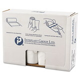 Inteplast Group IBSVALH4348N16 High-Density Can Liner, 43 X 46, 60gal, 16mic, Clear, 25/roll, 8 Rolls/carton